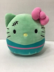 Squishmallow Hello Kitty Sanrio Frankenstein 9" Halloween Plush 2022 - Picture 1 of 8