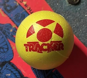 NOS Antenna gialla sfera vintage tracker skateboard camion OG - Foto 1 di 3