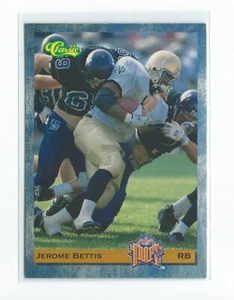 1993 Classic #10 Jerome Bettis Rookie Rams Steelers Notre Dame - Picture 1 of 1