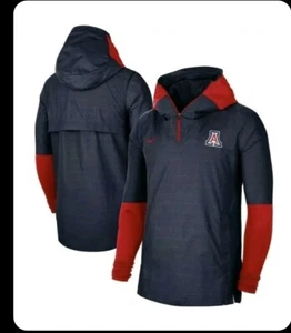 Nike Arizona Wildcats Football On-Field Pullover Hooded Jacket CQ5207-419 Small - Picture 1 of 11