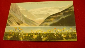 Mohnblumen Lake Louise Postkarte Banff kanadische Rockies #2069 - Bild 1 von 2