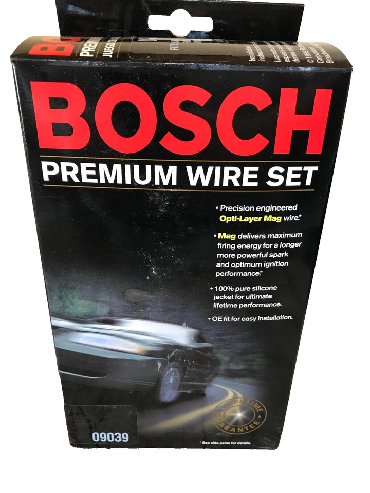 Juego de cables de bujías de silicona Bosch - #09309 - Se adapta a Fiat / Lancia y Yugo Foto 1 de 4