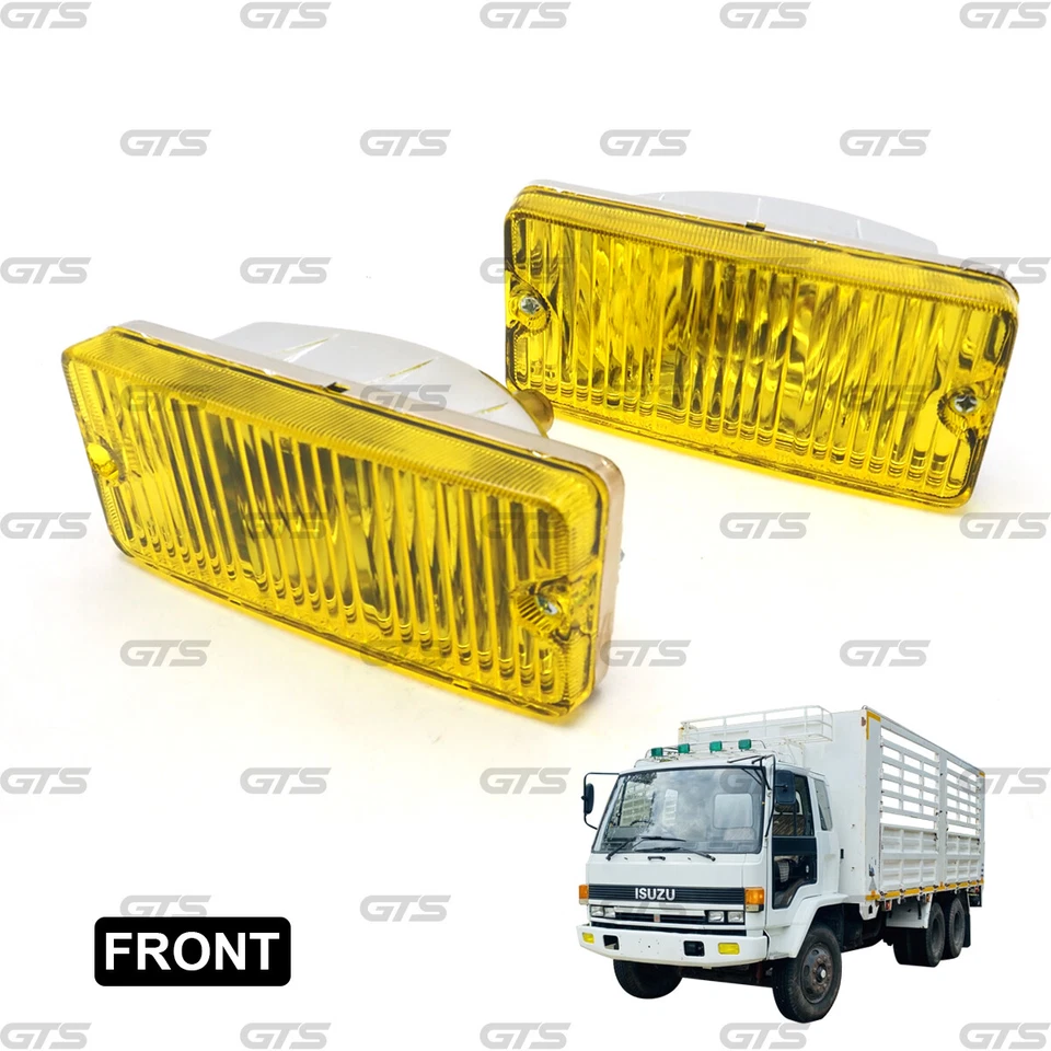 For Isuzu Rocky FSR FTR 175 195 1984 - 95 Front Bumper Lamp Lights LH RH Pair Foto 1 de 4