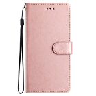 For Samsung A51 A15 A54 Silk Solid Color PU Leather Flip Wallet Case Phone Cover