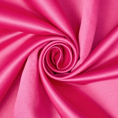 Tela suave lisa de peso medio poliéster satinado mate (peau de soie) 60" Foto 1 de 2