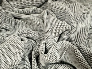 Ascot Tweed Upholstery Fabric, Per Metre - Semi Plain - Silver Grey - Picture 1 of 3