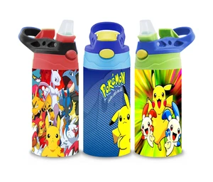 Pokemon 12 OZ FLIP TOP TAZZA BICCHIERE ACCIAIO INOX - Foto 1 di 21