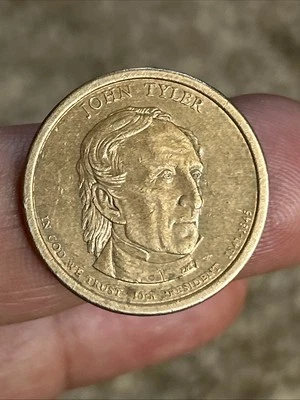 2009 $1 John Tyler  Double Die Error. A Very Rare Coin.  - Image 1 of 4
