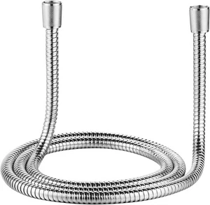 59 inches Kinkless Chromed Flexible Stainless Steel Shower 59 inches, Chrome  - Picture 1 of 6