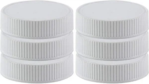 Pinnacle Mercantile Plastic Mason Jar Regular Mouth Screw-On 70-450, White - Picture 1 of 1