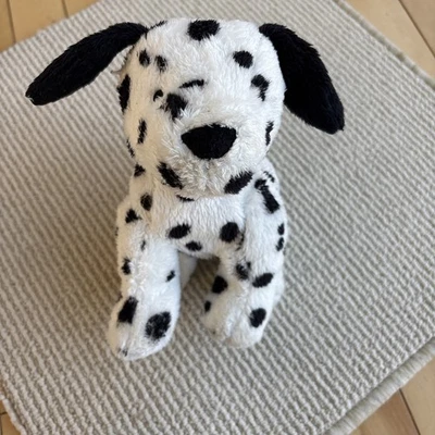 Carters Puppy Dog Baby Black White Stuffed Animal Dalmatian Plush 2016 Rare - Image 1 of 4