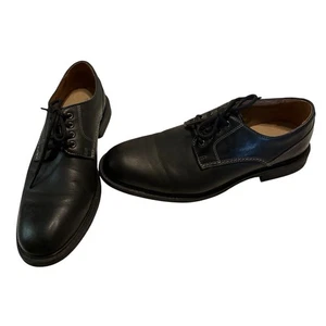 Bostonian Men’s Shoes 10.5M Black Leather Comfort Oxford Work Dress Wedding - Picture 1 of 8