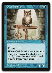 Owl Familiar (LP) Portal POR Magic MTG - Picture 1 of 2