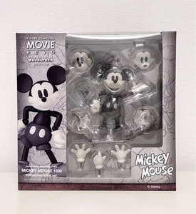 Movie Revo Mickey Mouse 1936 Monotone Ver. Kaiyodo Disney Action Figure New JP - Picture 1 of 20