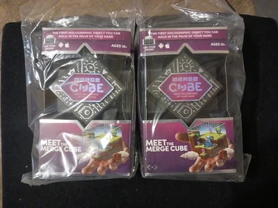 Lote de 2 Merge Cube brinquedos científicos de realidade aumentada iOS e Android, compatível com janelas - Imagem 1 de 4