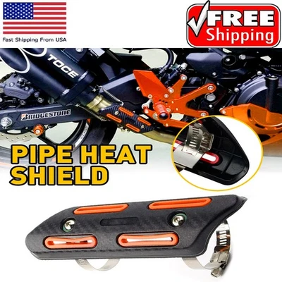 Protector protector de tubo de calor de 4 tiempos naranja ajuste KTM 350 250 450 500 EXC-F moto de cross Foto 1 de 4