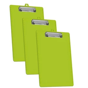 3 Pack Clipboard Letter Size A4 13 3/8” x 9 7/16” Low Profile Clip & Side Rul... - Picture 1 of 9