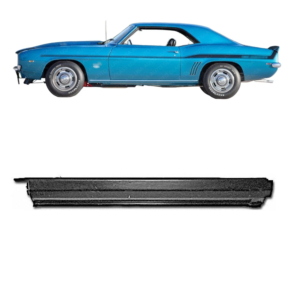 Rocker Panel Steel Driver Side For 1967-1969 Chevrolet Camaro Pontiac Firebird - Image 1 of 1