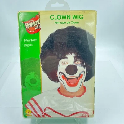 Rubie's 豪华服装黑色小丑非洲假发 - 均码适合所有 — 第 1/4 张图片