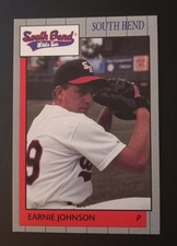 1990 Grand Slam Cards South Bend White Sox Earnie Johnson #7