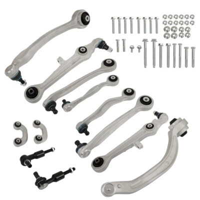 Kit de 12 brazos de control inferiores superiores delanteros para Audi A4 Quattro 2000-2006 2007 2008 Foto 1 de 4