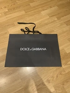 DOLCE & GABBANA Borsa regalo di carta NUOVO - Foto 1 di 2