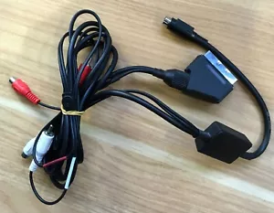 SEGA MEGADRIVE 2 II UNOFFICIAL HIGH QUALITY AUDIO VIDEO STEREO SCART CABLE - Picture 1 of 5