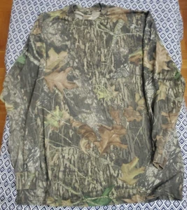 Vintage Jerzees Outdoors Hiking Hunting Camo Long sleeve T-Shirt Men's Size XL - Picture 1 of 14