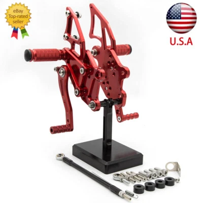 Para Kawasaki Ninja 300/250 2013-2017 CNC reposapiés reposapiés pedales 2015 Foto 1 de 4