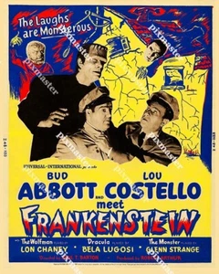 ABBOTT AND COSTELLO MEET FRANKENSTEIN  1948  8 X 10 POSTER LOBBY CARD - Picture 1 of 1
