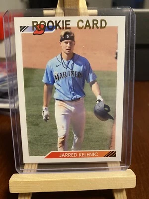 2020 Bowman Heritage Jarred Kelenic SP Photo Variation Seattle Mariners Rookie - Image 1 of 2