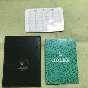 Cartera Rolex vintage/soporte de papel; folleto de traducción; juego de calendario 2000-2001 - Imagen 1 de 6