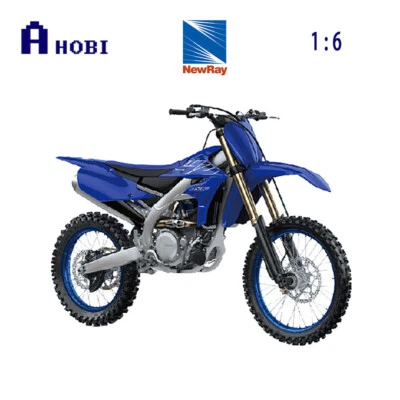 New Ray 1:6 Scale Yamaha YZ450F 2022 Blue Diecast Motorcycle Model Kids Toy - Image 1 of 2