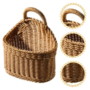 Handwoven Hanging Basket Baskets Kitchen Multifunctional Storage - Picture 1 of 12