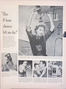 Loción Jergens 1952 vintage con anuncio impreso de Esther Williams  - Imagen 1 de 1