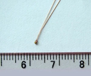 BrandNew 2PCS High Stability 0.8mm glass Bead NTC Thermistor 10K OHM 1% accuracy - Picture 1 of 3