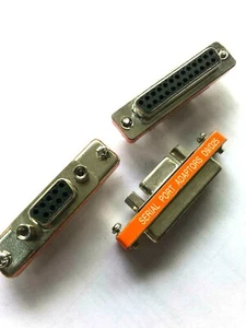 CONNETTORE A VASCHETTA D-SUB ADATTATORE 9 POLI/25 POLI FEMMINA, KIT 3 PEZZI - Picture 1 of 1