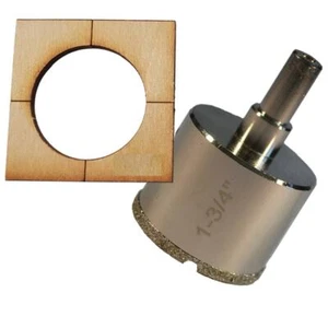 1/4" - 7 1/4" Diamond Tip Hole Saw Porcelain Ceramic Glass Granite Concrete Rock - Picture 1 of 104