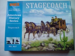 IMEX 1/72 - FAR-WEST Wells Fargo Stagecoach - RAR Set SZENETTE ASSAULT DILIGENCE - Bild 1 von 1