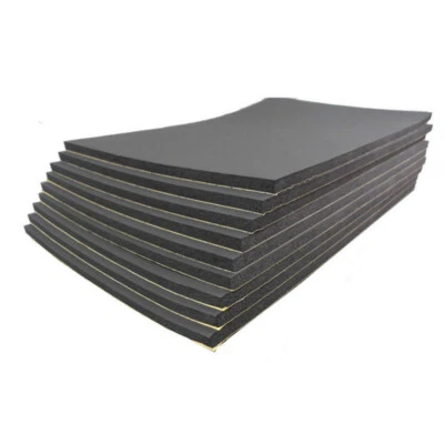 9x Car Roof Floor Thermal Insulation Sound Deadener Foam Firewall Self Adhesive - Image 1 of 4