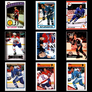 Guy Lafleur 9-Card Lot Canadiens Rangers Nordiques HOF “The Flower” NHL - Picture 1 of 11