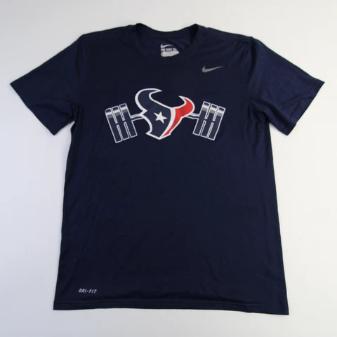 Houston Texans Nike Nike Tee Short Sleeve Shirt Men's Navy Used Cover