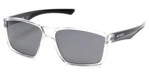 Harley-Davidson Men's Geometric Plastic Sunglasses, Crystal Frame/Smoke Lenses - Picture 1 of 1