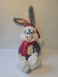 Vintage 1990 WB Christmas Bugs Bunny 50th Birthday Plush 24K Special Effects 20" - Picture 1 of 13