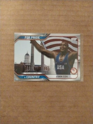 2021 Topps U.S. Olympics: For Pride and Country #PC-15 J’Den Cox - Image 1 of 2