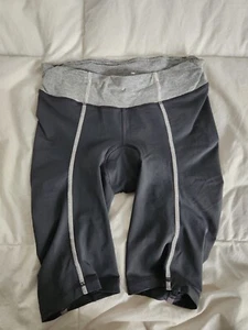 Lululemon Cycling Bike Shorts Size 4 Padded Gray/pink - Picture 1 of 8