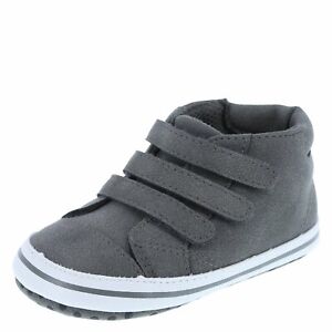 Teeny Toes Baby Boy Grey Milo Triple-Strap Casual Shoes 1W-3W