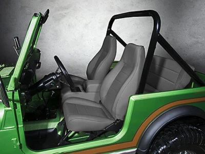 Komfortsitz vorne Grau links und rechts Sitz Seat Grey Jeep CJ 76-86 - Bild 1 von 4