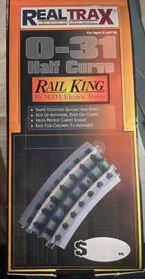 🚂 MTH 40-1022 RealTrax O31 1/2 Curved Track. C-10 MINT! Brand New! - Image 1 of 4