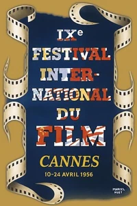 AFFICHE POSTER FESTIVAL CANNES 1956 - Picture 1 of 1